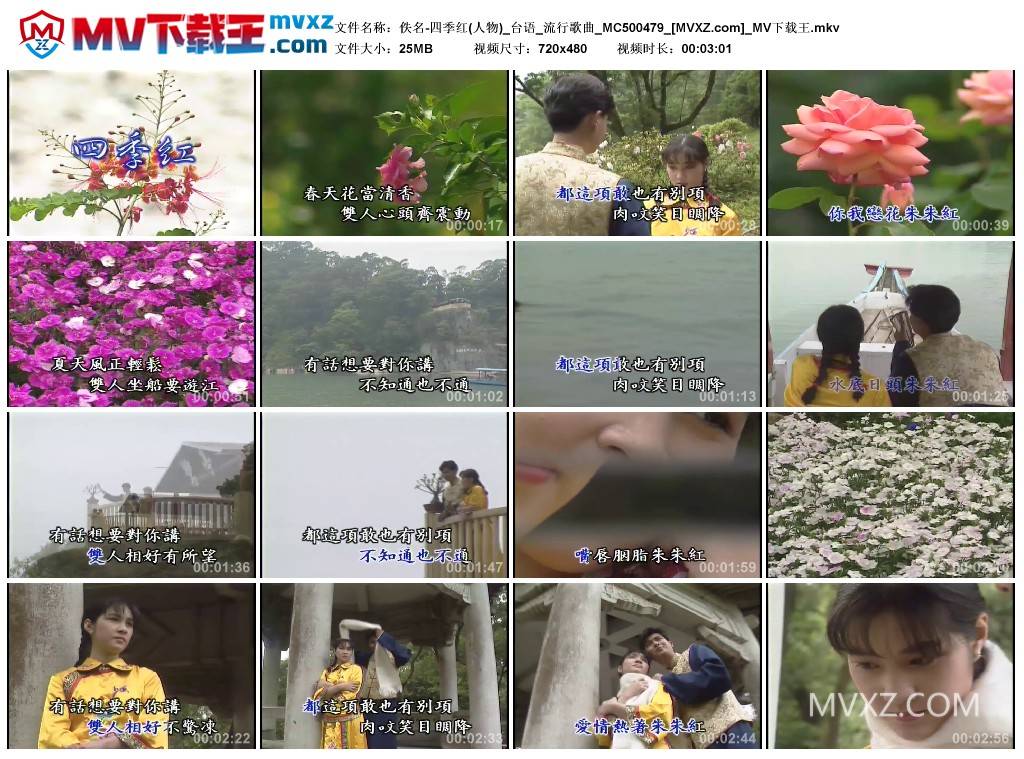 佚名-四季红(人物)_台语_流行歌曲_MC500479